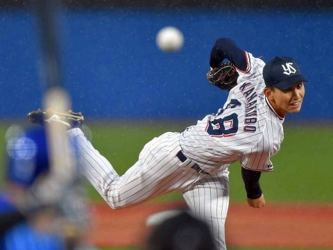 金久保投手がプロ初勝利！