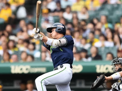 勝ち越しのタイムリー二塁打