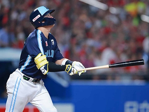 村上選手が2打数1安打1本塁打の活躍