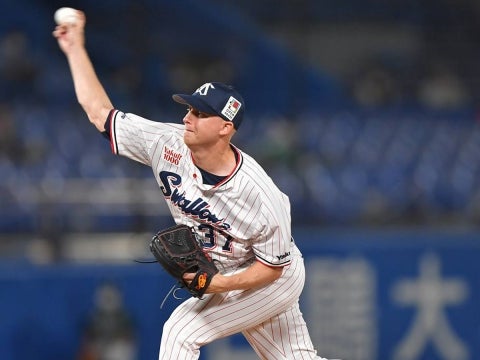 マクガフ投手が4セーブ目を挙げる！