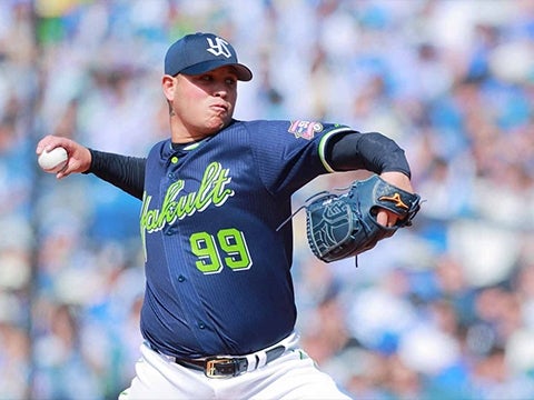 ヤフーレ投手が6回5安打無失点の好投で3勝目