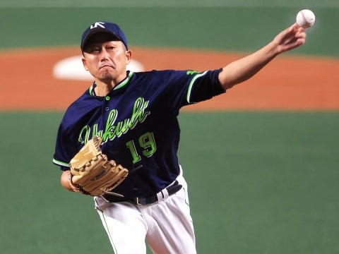 石川投手が6回4安打2失点で試合作る