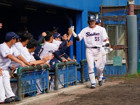 対外試合初ホームラン