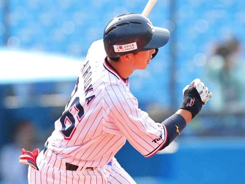 廣岡選手が9回に同点アーチ