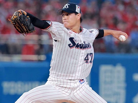 高橋投手が7回4安打2失点の好投