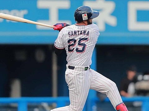 サンタナ選手が猛打賞