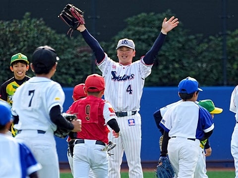 野球教室を実施！