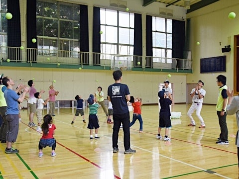 ボールに慣れる