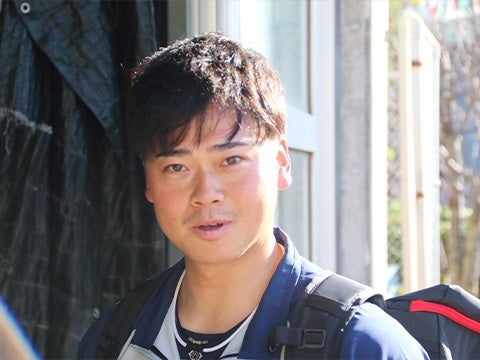 爽やか笑顔の丸山選手