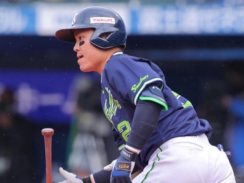 中村選手が一時逆転となるタイムリー