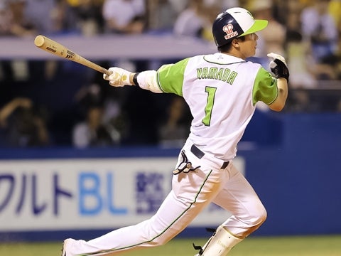 山田選手が4試合連続マルチ安打