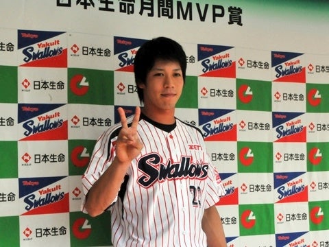 山田選手が8月度月間MVPを受賞！