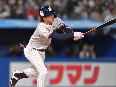 濱田選手が2点タイムリー二塁打！