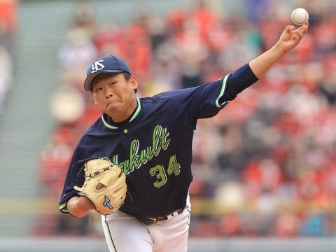 田口投手が移籍後初登板。先発で2回無失点