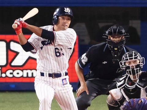 代打でタイムリー二塁打