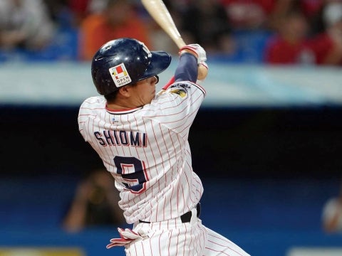 塩見選手がタイムリー含む2安打2打点