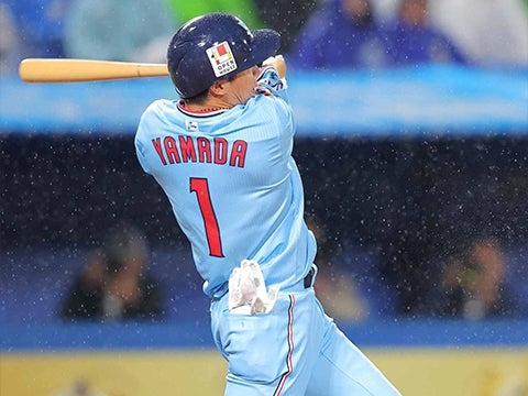 山田選手が今季初打点