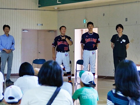 山部氏、河端氏が新宿区ぜん息デイキャンプに参加！