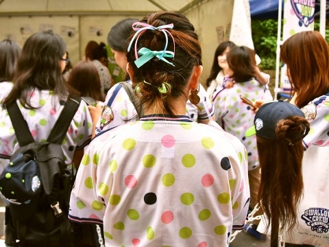 スワローズヘアアレンジ