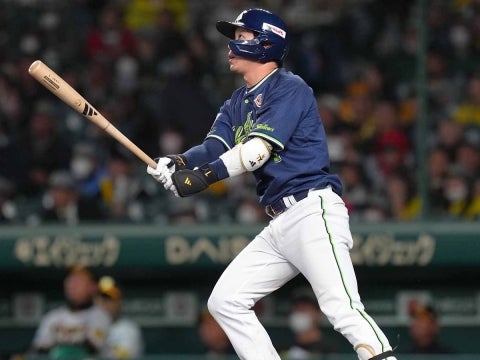 山田選手が決勝の2号2ラン！