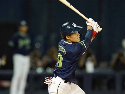 塩見選手が2安打1打点の活躍！