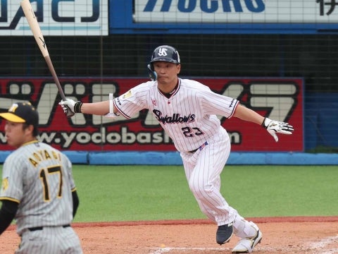 青木選手が1安打1四球を選ぶ