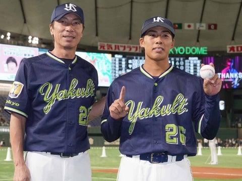 山野投手が7回4安打無失点の快投！嬉しいプロ初勝利を挙げる！