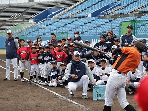 野球教室を開催