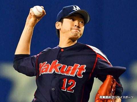 石山投手は5回1失点で2勝目