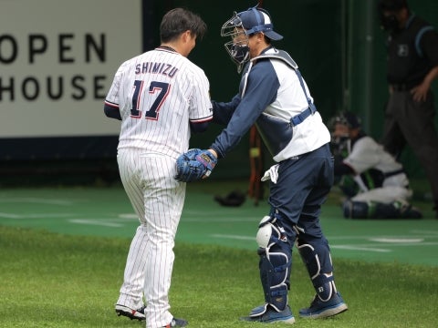 古田敦也臨時コーチがキャンプでの指導を終了