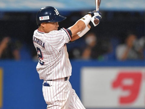 中村選手が一時同点となる気迫のタイムリー