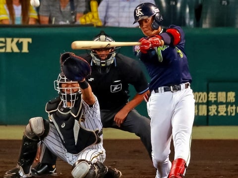 プロ初となる1号2ラン