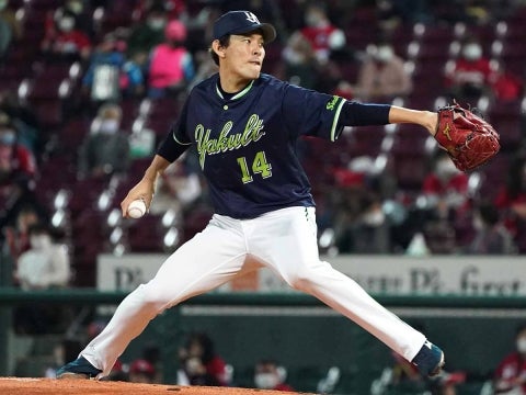 高梨投手が7回2失点の粘投