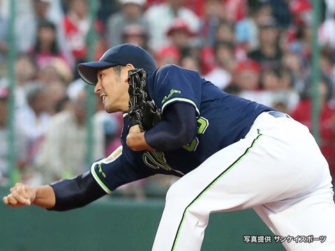 先発・山中投手は4回3失点