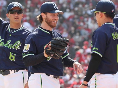 ピーターズ投手が3回無失点