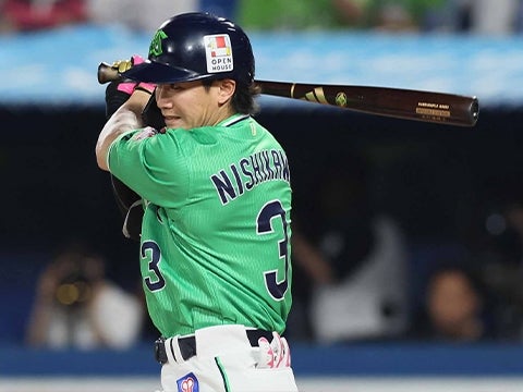 西川選手が3安打1打点の活躍