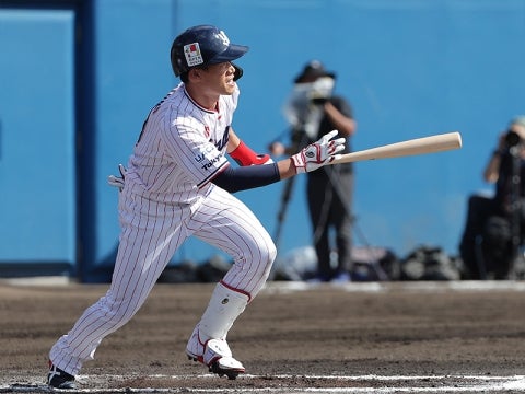 塩見選手が2安打1打点