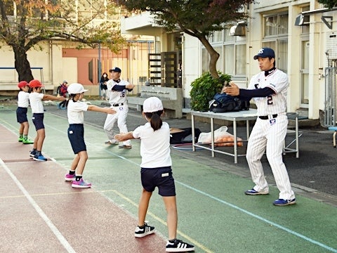 打つ動作の練習