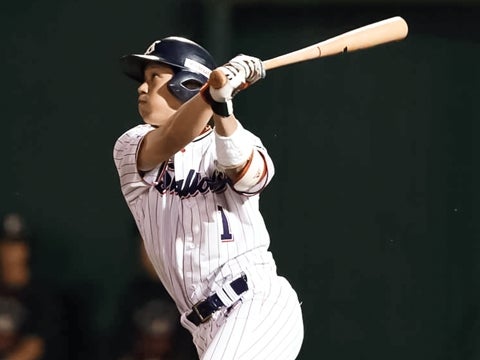 一時同点の9号2ラン