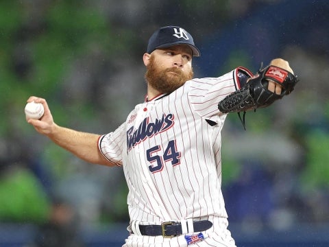 サイスニード投手が6回途中1失点の力投！