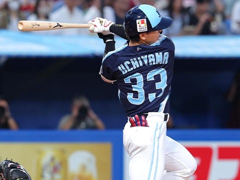 内山選手が2安打3打点の活躍