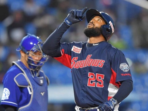  サンタナ選手が来日初安打となる、1号ソロ！