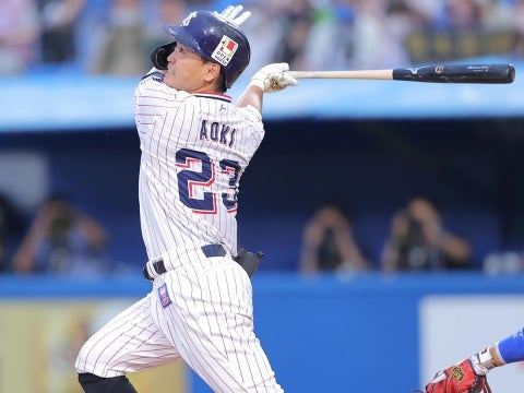 青木選手が4号ソロ含む、3安打3打点の活躍！