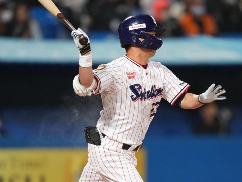 青木選手がマルチ安打