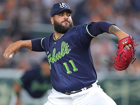 アビラ投手が6回2失点で試合を作る