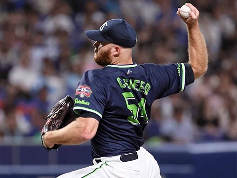 サイスニード投手が6回1失点と試合を作る